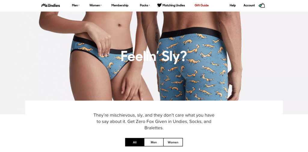 Subscription Underwear Startup MeUndies Launches A Redesign, Now