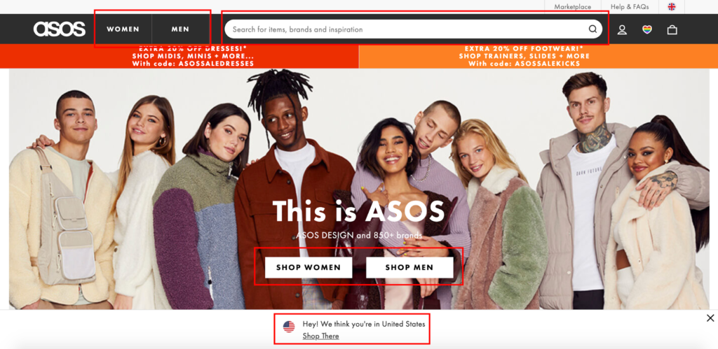 asos english website